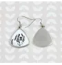 Saint-bernard, Chien Du Mont Saint-Bernard - boucles d'oreilles avec chien, boucles d'oreilles pendantes avec photo, bijoux personnalisés avec impression de la marque Art-Dog