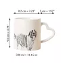Saint-bernard, Chien Du Mont Saint-Bernard - tasse avec chien, une tasse adorable avec une anse en forme de cœur, un cadeau universel de la marque Art-Dog