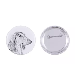 Saluki, Lévrier persan I - badge avec votre chien, ajoutez votre propre photo, marque Art-Dog