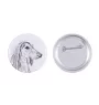 Saluki, Persian Greyhound, Arabian hound, Gazelle hound I - pin with your dog, add your own photo, Art-Dog brand