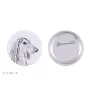 Saluki, Persischer Windhund I - Anstecknadel mit Ihrem Hund, fügen Sie Ihr eigenes Foto hinzu, Marke Art-Dog