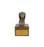 Saluki, Lévrier persan - urne pour les cendres du chien avec une statuette, petite urne pour chien, urne personnalisée avec le buste du chien de la marque Art-Dog
