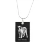St. Bernard, Saint Bernard, Alpine Mastiff, Bernhardiner - Crystal pendant with dog, silver necklace with photo, personalised pendant by Art-Dog brand
