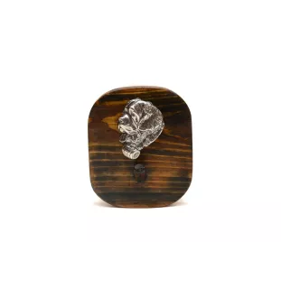 St. Bernard, Saint Bernard, Alpine Mastiff, Bernhardiner - leash hanger, medal hanger with dog, key hook from Art-Dog brand