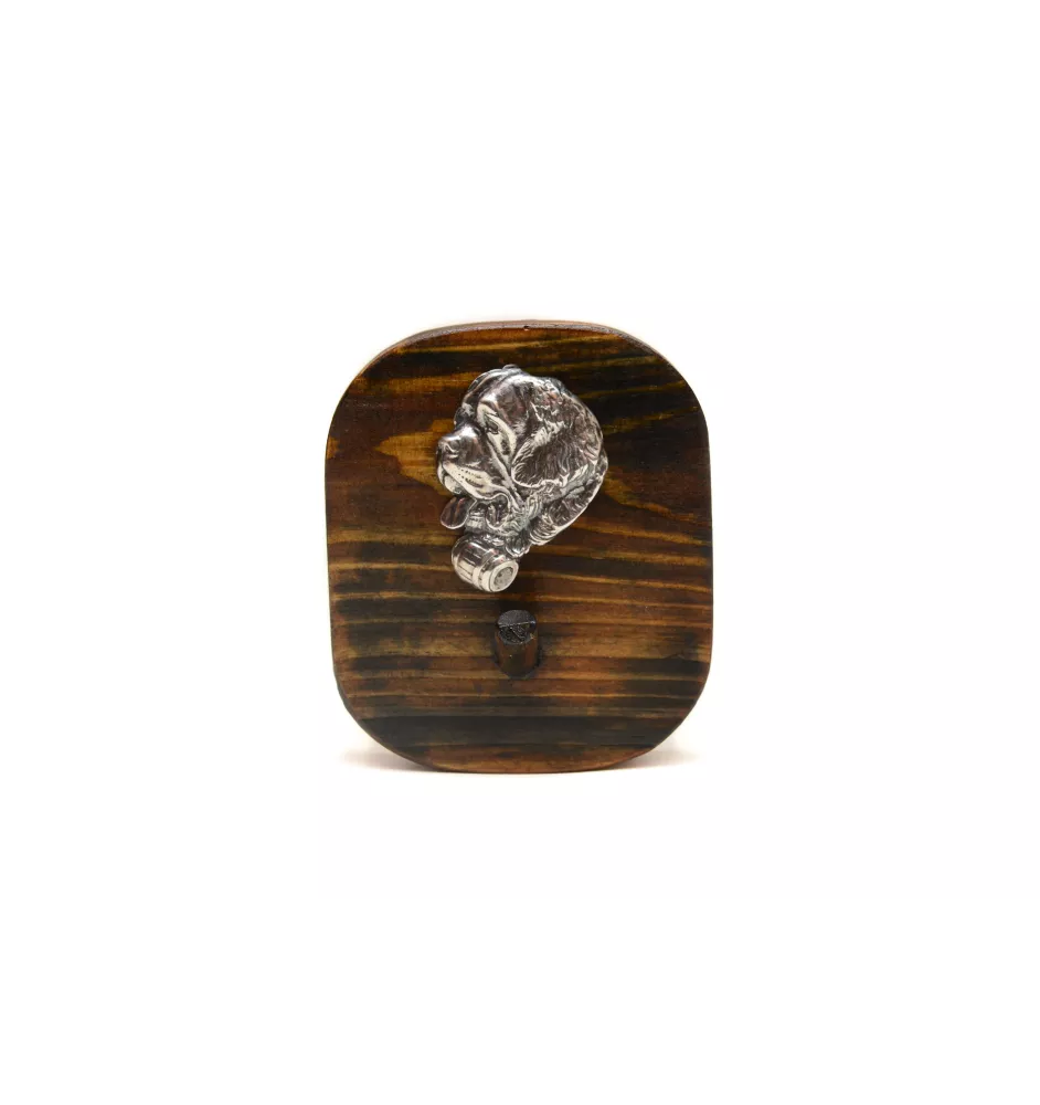 St. Bernhardshund, Bernhardiner - Leinenhalter, Hundemedaillehalter, Schlüsselhaken der Marke Art-Dog