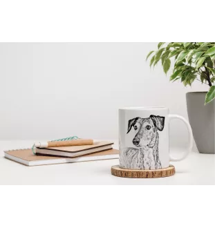 Saluki, Lévrier persan - tasse avec chien, tasse avec photo, cadeau personnalisé de la marque Art-Dog