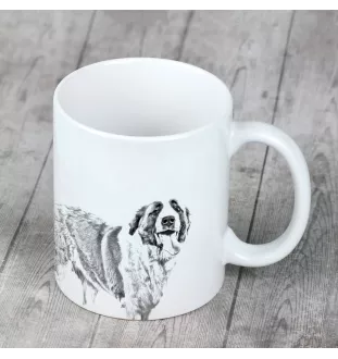 St. Bernard, Saint Bernard, Alpine Mastiff, Bernhardiner - cup with a dog, cheerful cup for a dog lover, personalized gift from the Art-Dog brand