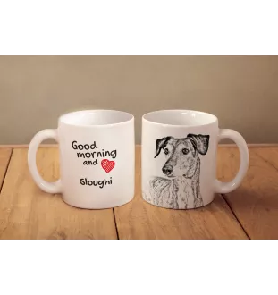 Saluki, Lévrier persan - tasse avec chien, tasse avec photo, cadeau personnalisé de la marque Art-Dog
