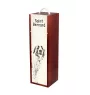 St. Bernard, Saint Bernard, Alpine Mastiff, Bernhardiner - wine box with a dog, alcohol box with graphics, personalized gift box from the Art-Dog brand