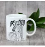 Saluki, Lévrier persan - tasse avec chien, une tasse joyeuse pour les amoureux des chiens, un cadeau personnalisé de la marque Art-Dog