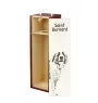 Saint-bernard, Chien Du Mont Saint-Bernard - boîte à vin avec chien, boîte à alcool avec graphisme, boîte cadeau personnalisée de la marque Art-Dog