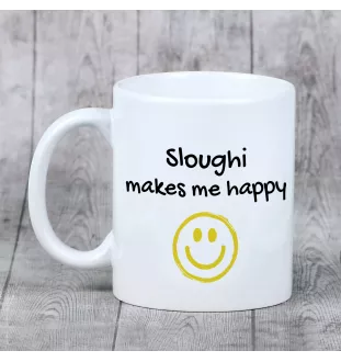 Saluki, Persian Greyhound, Arabian hound, Gazelle hound - cup with a dog, cheerful cup for a dog lover, personalized gift from the Art-Dog brand