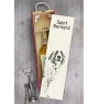 St. Bernard, Saint Bernard, Alpine Mastiff, Bernhardiner - wine box with a dog, alcohol box with graphics, personalized gift box from the Art-Dog brand