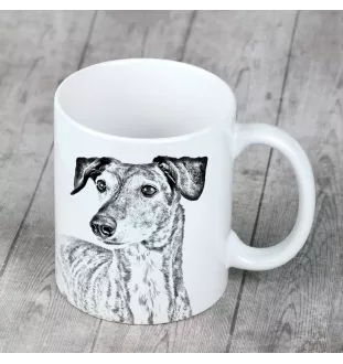 Saluki, Lévrier persan - tasse avec chien, une tasse joyeuse pour les amoureux des chiens, un cadeau personnalisé de la marque Art-Dog