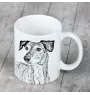 Saluki, Persischer Windhund - Tasse mit Hund, fröhliche Tasse für Hundeliebhaber, personalisiertes Geschenk der Marke Art-Dog