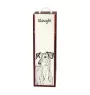Saluki, Persian Greyhound, Arabian hound, Gazelle hound - wine box with a dog, alcohol box with graphics, personalized gift box from the Art-Dog brand