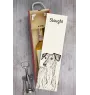 Saluki, Persischer Windhund - Weinbox mit Hund, Alkoholbox mit Grafik, personalisierte Geschenkbox der Marke Art-Dog