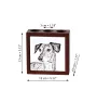 Saluki, Lévrier persan - porte-stylo avec chien, organiseur de bureau avec impression, décoration de bureau personnalisée de la marque Art-Dog