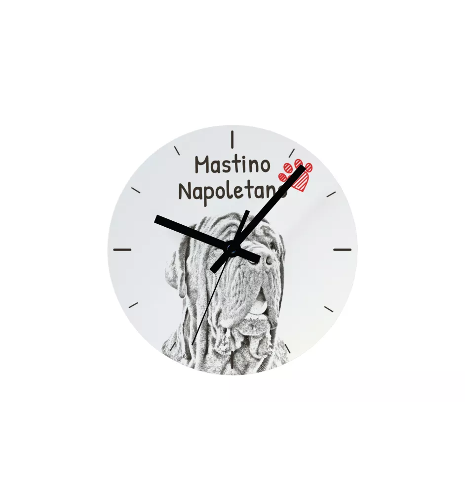Saluki, Persian Greyhound, Arabian hound, Gazelle hound - wall clock with a dog, shelf clock with a print, personalized home decoration from the Art-Dog brand