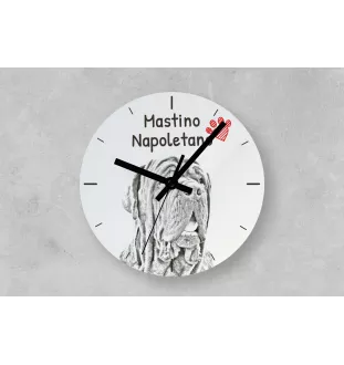 Saluki, Persischer Windhund - Wanduhr mit Hund, Regal Uhr mit Druck, personalisierte Hausdekoration von Art-Dog.