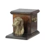 Saluki, Lévrier persan - urne pour les cendres d'un chien avec une statuette, une urne élégante pour chien, une urne exceptionnelle avec un buste de chien de la marque Art-Dog