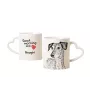 Saluki, Lévrier persan - tasse avec chien, une tasse adorable avec une anse en forme de cœur, un cadeau universel de la marque Art-Dog