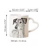 Saluki, Lévrier persan - tasse avec chien, une tasse adorable avec une anse en forme de cœur, un cadeau universel de la marque Art-Dog