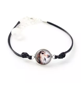 Saluki, Lévrier persan - bracelet dans une boîte avec votre photo, bijoux féminins, cadeau parfait de la marque Art-Dog