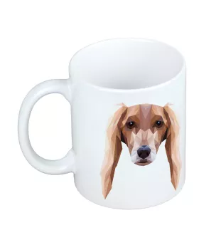 Chart perski, Saluki kubek geometryczny Art-Dog