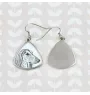 Saluki, Persian Greyhound, Arabian hound, Gazelle hound I - dog earrings, hanging earrings with a picture, personalized jewelry with Art-Dog brand print