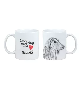 Saluki, Persian Greyhound, Arabian hound, Gazelle hound I - cup with a dog, cup with a photo, personalized gift from the Art-Dog brand