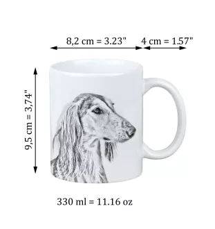 Chart perski, Saluki I kubek z psem good morning Art-Dog