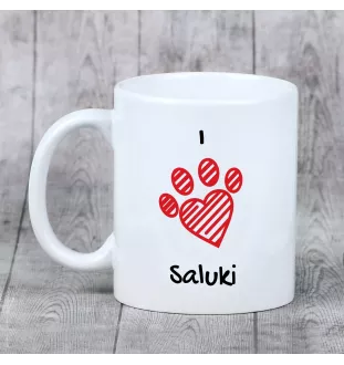 Saluki, Persian Greyhound, Arabian hound, Gazelle hound I - cup with a dog, cute cup with graphics, a gift with your photo from the Art-Dog brand