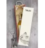 Saluki, Lévrier persan I - boîte à vin avec chien, boîte à alcool avec graphisme, boîte cadeau personnalisée de la marque Art-Dog