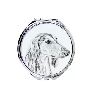 Chart perski, Saluki I lusterko ze zdjęciem psa Art-Dog