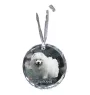 Samojed medal kryształowy z psem Art-Dog