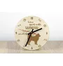 Samoyed, Bjelkier, Samoiedskaya Sobaka - clock with dog, wooden clock with engraving, personalised clock by Art-Dog