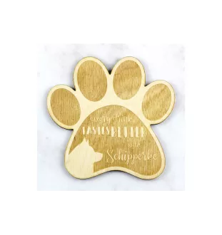 Schipperke - Tasse Untersetzer, graviert Untersetzer mit Hund, Geschenk für Hundeliebhaber von Art-Dog Marke