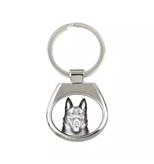 Schipperke, Little Black Devil, Little Captain - keychain with a dog, keychain with a print, personalized pendant from the Art-Dog brand