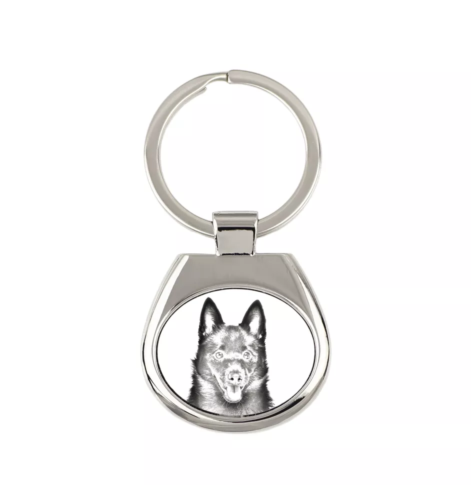 Schipperke - Schlüsselanhänger mit Hund, Anhänger mit Aufdruck, personalisierter Anhänger der Marke Art-Dog
