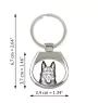 Schipperke, Little Black Devil, Little Captain - keychain with a dog, keychain with a print, personalized pendant from the Art-Dog brand