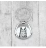 Schipperke, Little Black Devil, Little Captain - keychain with a dog, keychain with a print, personalized pendant from the Art-Dog brand