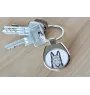 Schipperke - porte-clés avec chien, porte-clés imprimé, breloque personnalisée de la marque Art-Dog
