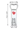 Schipperke - Flaschenöffner mit Hund, personalisierter Flaschenöffner für den Kühlschrank, ein einzigartiges Geschenk für Männer von der Marke Art-Dog