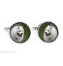 Samojede, Samoyed, Samojedenhund, Samojedenspitz - Manschettenknöpfe, Hemdverzierung, Hemdanhänger der Marke Art-Dog