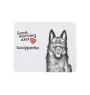 Schipperke, Little Black Devil, Little Captain - mouse pad with print, personalized dog-themed mouse pad, unique gadget for an office worker by Art-Dog brand