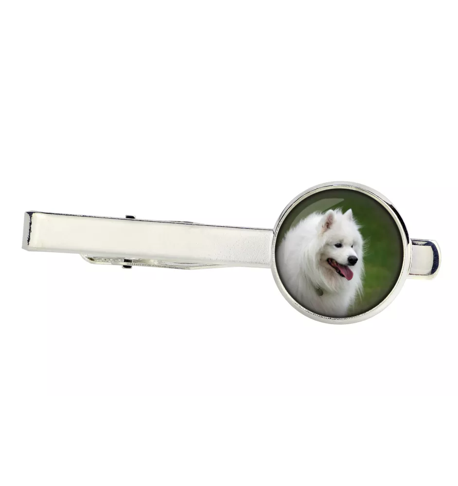Samojed spinka do krawata ze zdjęciem Art-Dog