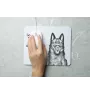 Schipperke - tapis de souris personnalisé avec impression, tapis de souris personnalisé avec chien, accessoire unique pour employé de bureau de la marque Art-Dog