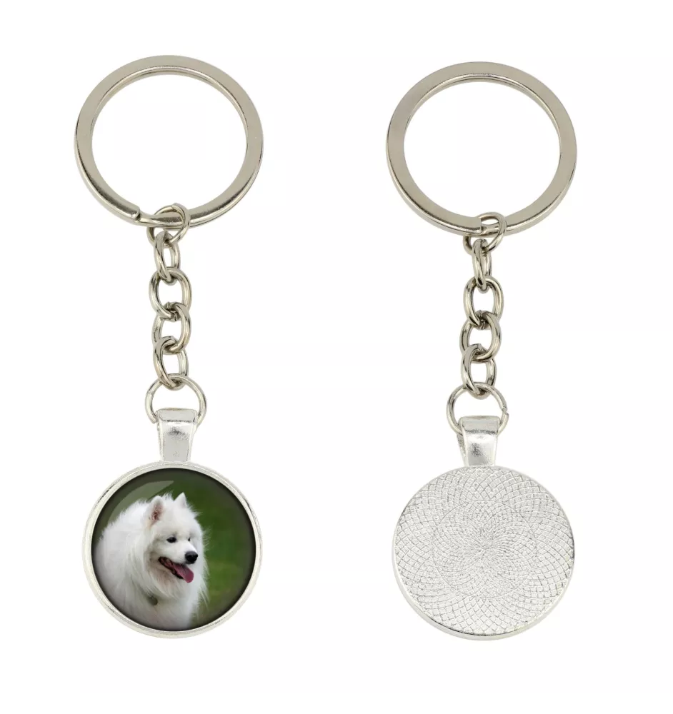 Samoyède - porte-clés dans une boîte, photo personnelle, porte-clés de la marque Art-Dog