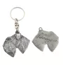 Schnauzer III - Silver-plated dog pendant, handbag decoration, backpack pendant by Art-Dog brand